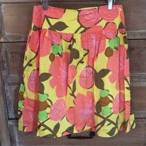 Trina Turk floral skirt